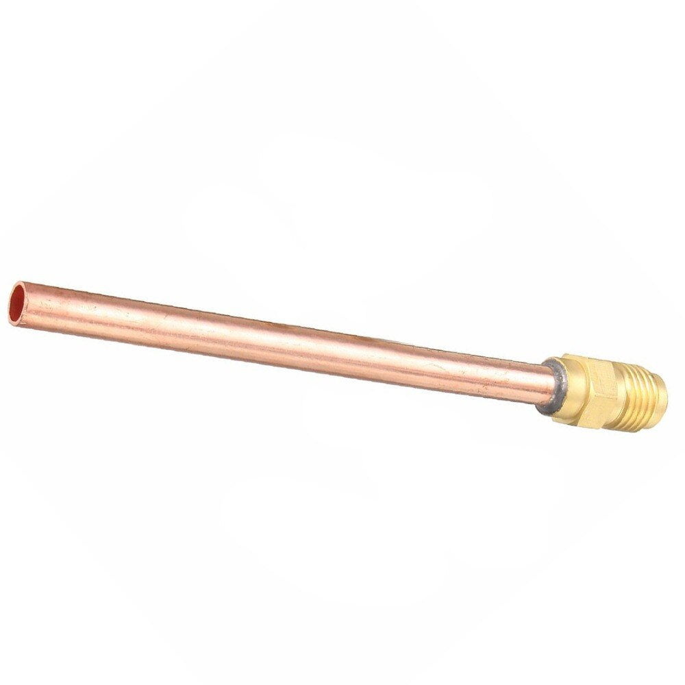 10 Valve 1/4" SAE x 1/4" OD x 4" stem Core AC For Refrigeration air conditioning Systems