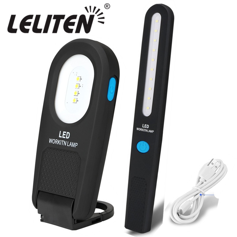 torch USB Rechargeable Built in battery Torch Camping lights 4/10 LED Flashlight Working Maintenance lamp flashlight torch