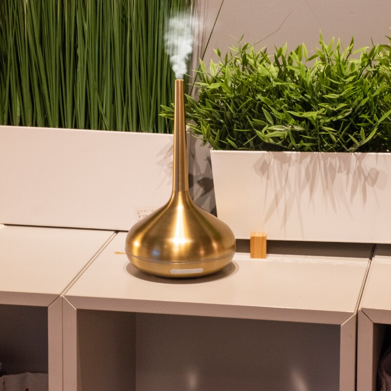 Zilver Goud Kleur Ultrasone Luchtbevochtiger Voor Thuis Aromatherapie Diffuser Cool Verdamper Vaporizer Kamer Geur Luchtverfrisser