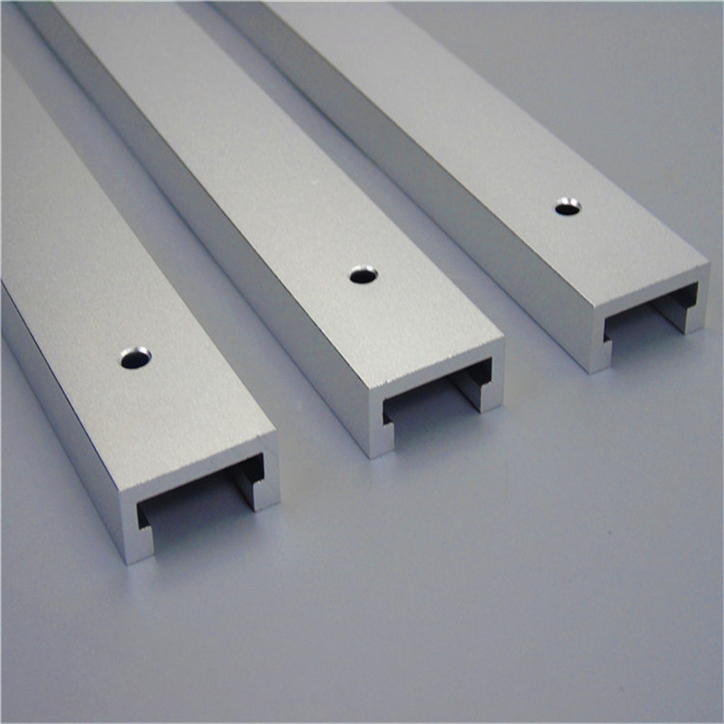 Aluminium T-Track Slot Mijter Track Jig Armatuur Voor Router Tafel Bandsaws Houtbewerking Diy Tool Lengte 300/400/500/600/800 Mm