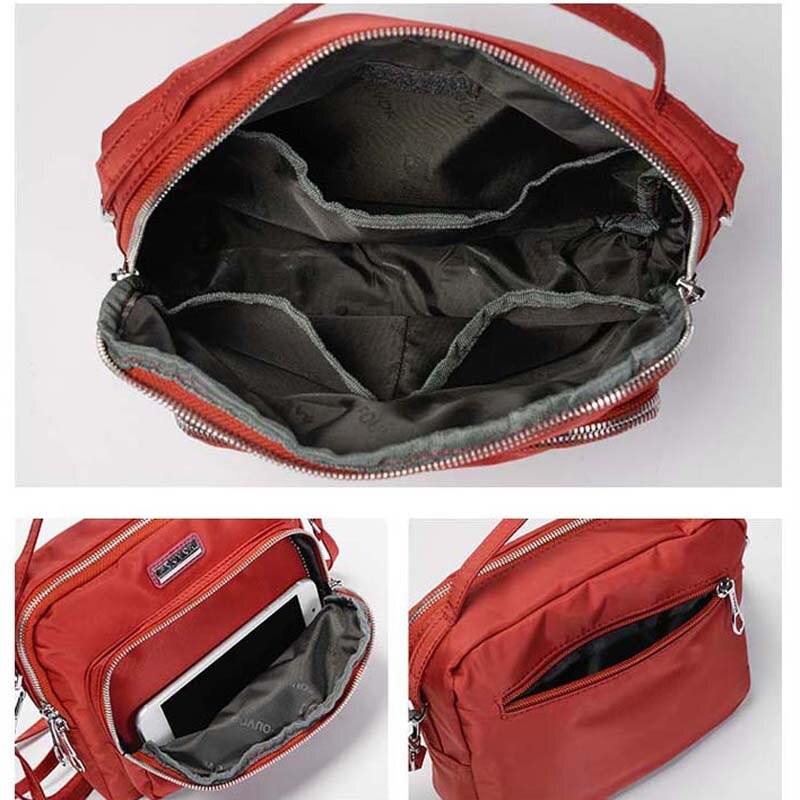 Fouvor luxe femmes Messenger sacs Nylon décontracté embrayage Carteira sac à main sac à bandoulière pour dames Bolsa Feminina