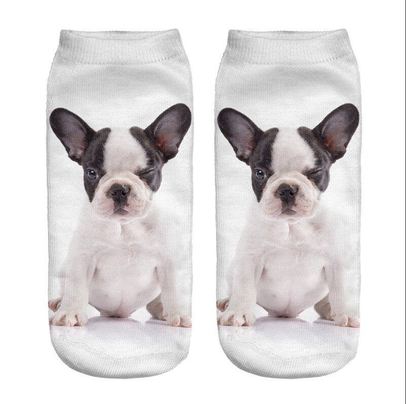 3D Afdrukken Kinderen Sokken Hond Mode Unisex Jongens Meisjes Christmas Sokken Lage Ankle Grappige Sok Voor 8-16T Kids: 27
