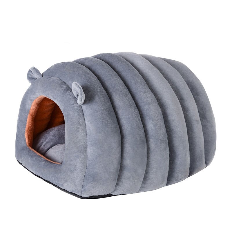 Casa de perro portátil para interiores, cama suave, cálida y cómoda, cueva para dormir para gatos y cachorros, perrera, nido para mascotas, productos de interior: 3 / S
