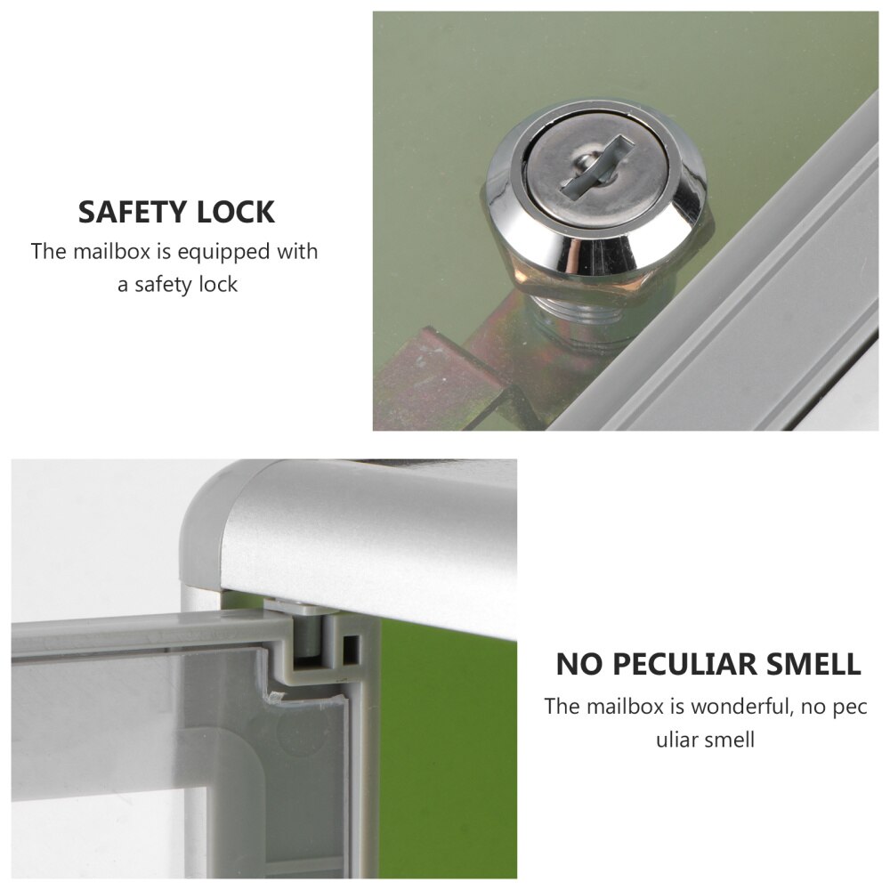 1 Set of Wall-mount Suggestion Box Practical Mailbox Mail Post Box Check-in Box