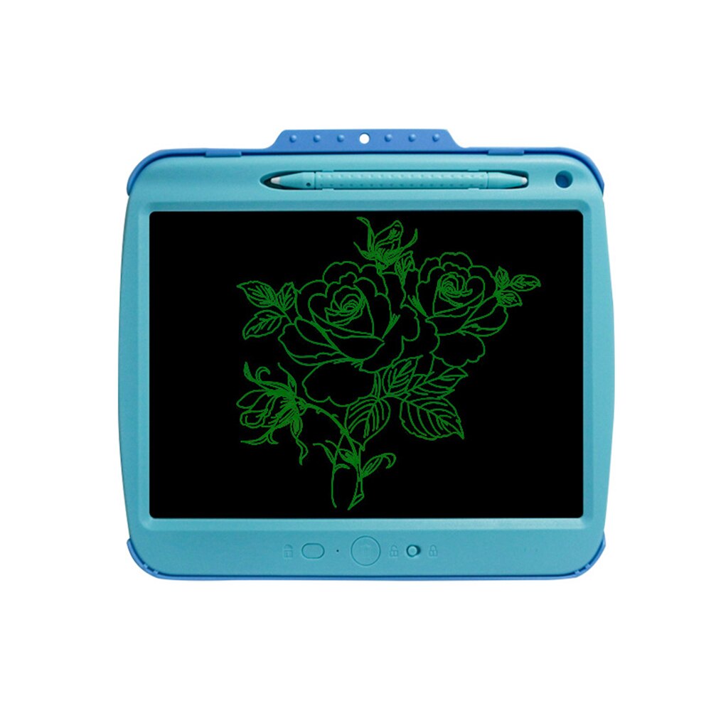 LCD Writing Tablet 9 Inch Translucent Copy Erasable Pressure-sensitive Drawing and Writing Board for Kids&Adults Eye-protective: single color-BL