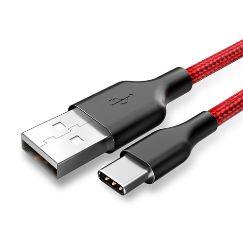 USB Type C Cable for Samsung S9/ Galaxy note9 USB C Mobile Phone Cable Fast Charging Type C Cable for Huawei USB Type-C Devices: Type c Red / 2M