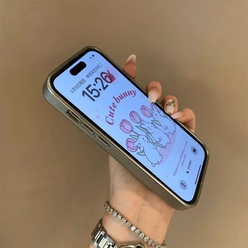 Funda de teléfono Dream Rainbow de Color a la para iPhone 16 15 14 13 12 11 Pro Max X XR revestimiento mate cubierta protectora trasera a prueba de golpes