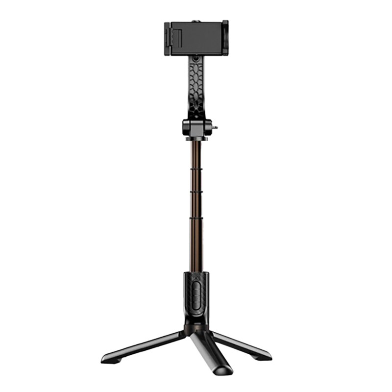 Verwacklungsfreier selfie-stick für smartphones mit 360 °-drehung, faltbarem stabilisator und faltbarem stativ: Kein led-fülllicht