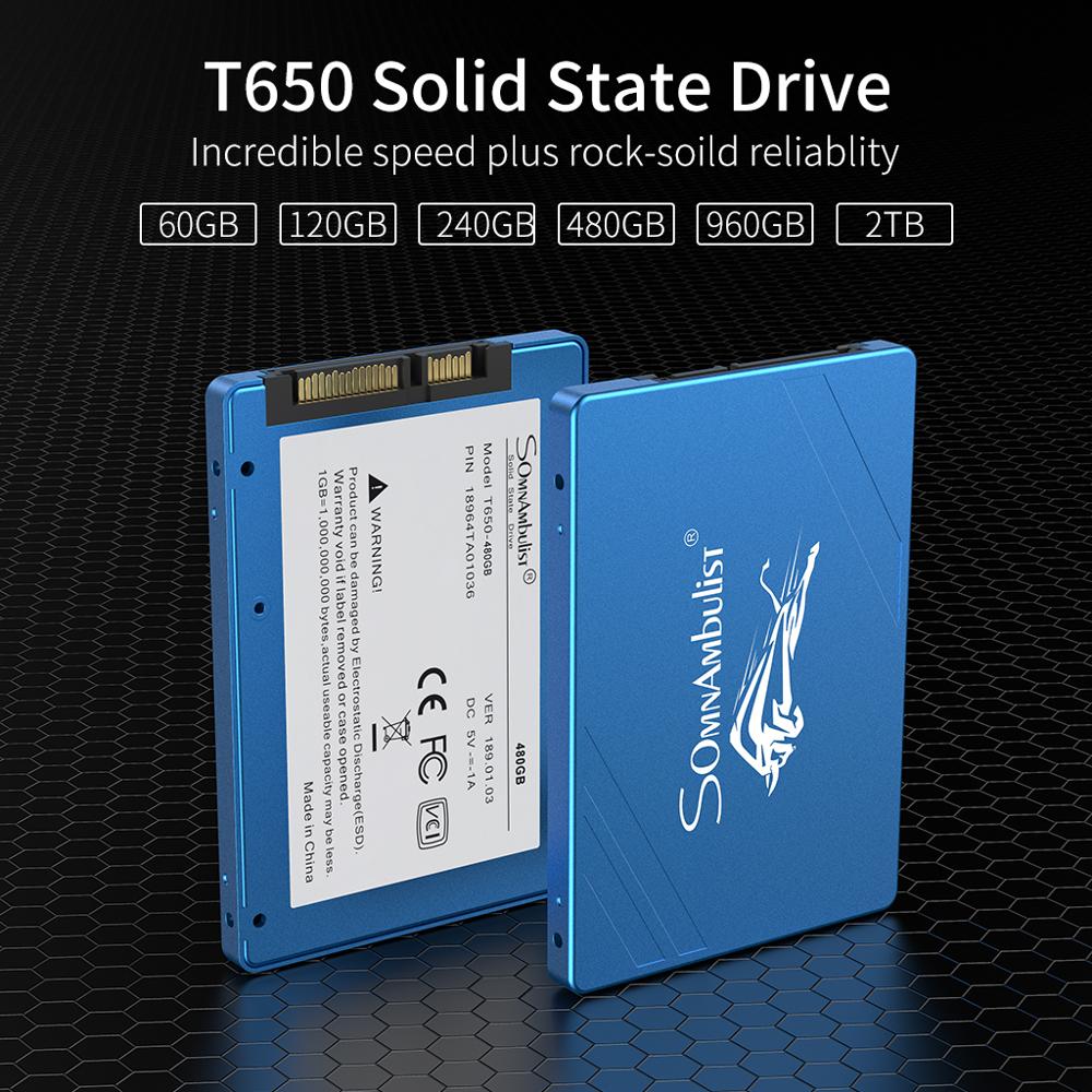 SSD 120GB 240G 480GB 960GB 3 2.5-inch 2TB internal solid state desktop laptop