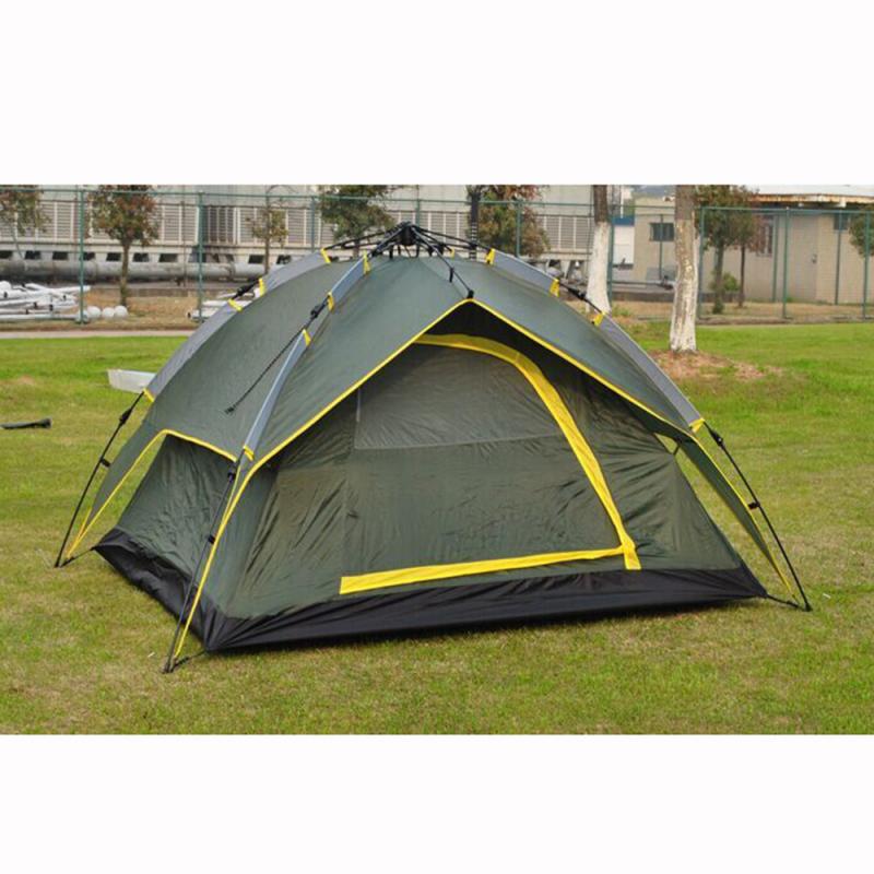 TK Global 3/4 persone tenda da campeggio ultraleggera per esterni 3 stagione 4 stagione professionale 20D tenda impermeabile a doppio strato HWC