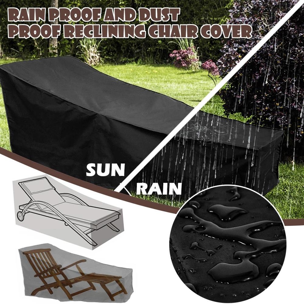 Grijs Outdoor Waterdichte Cover Tuinmeubelen Regenhoes Stoel Sofa Bescherming Regen Stofdicht Geweven Polyester Handig Cover