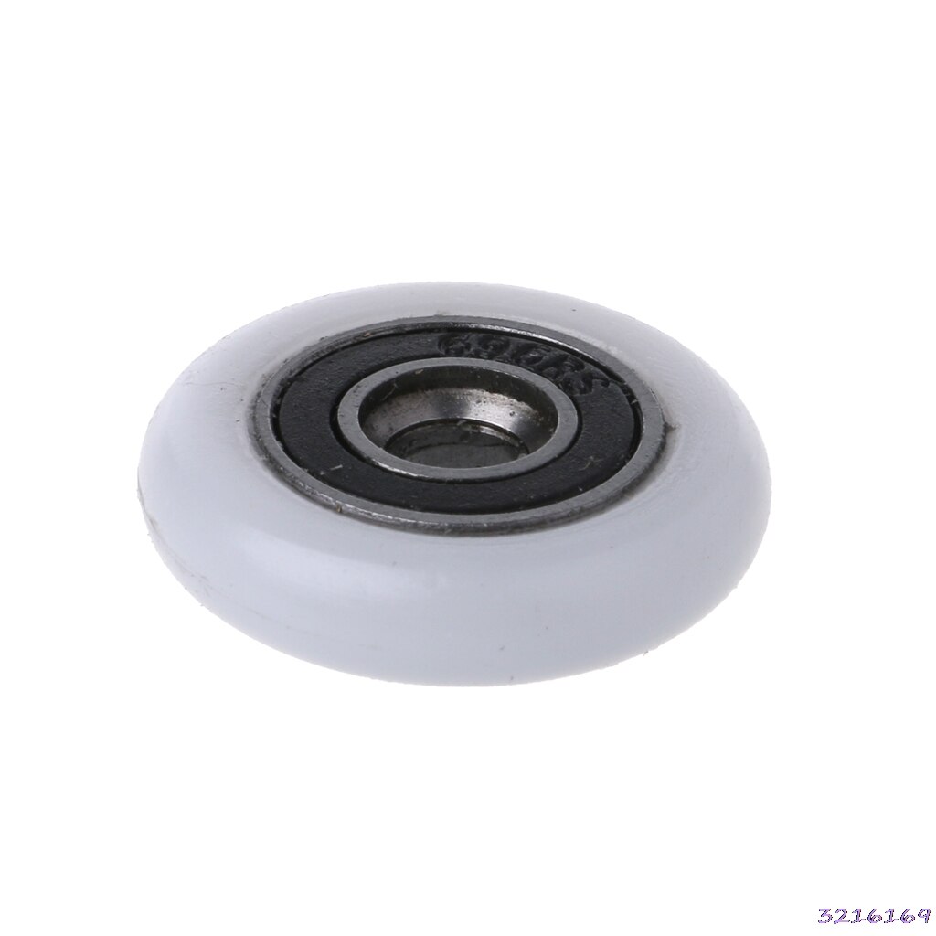 8 Pcs Douche Deur Runner Rollen Wielen Katrollen Vervangende Onderdelen 23Mm Diameter