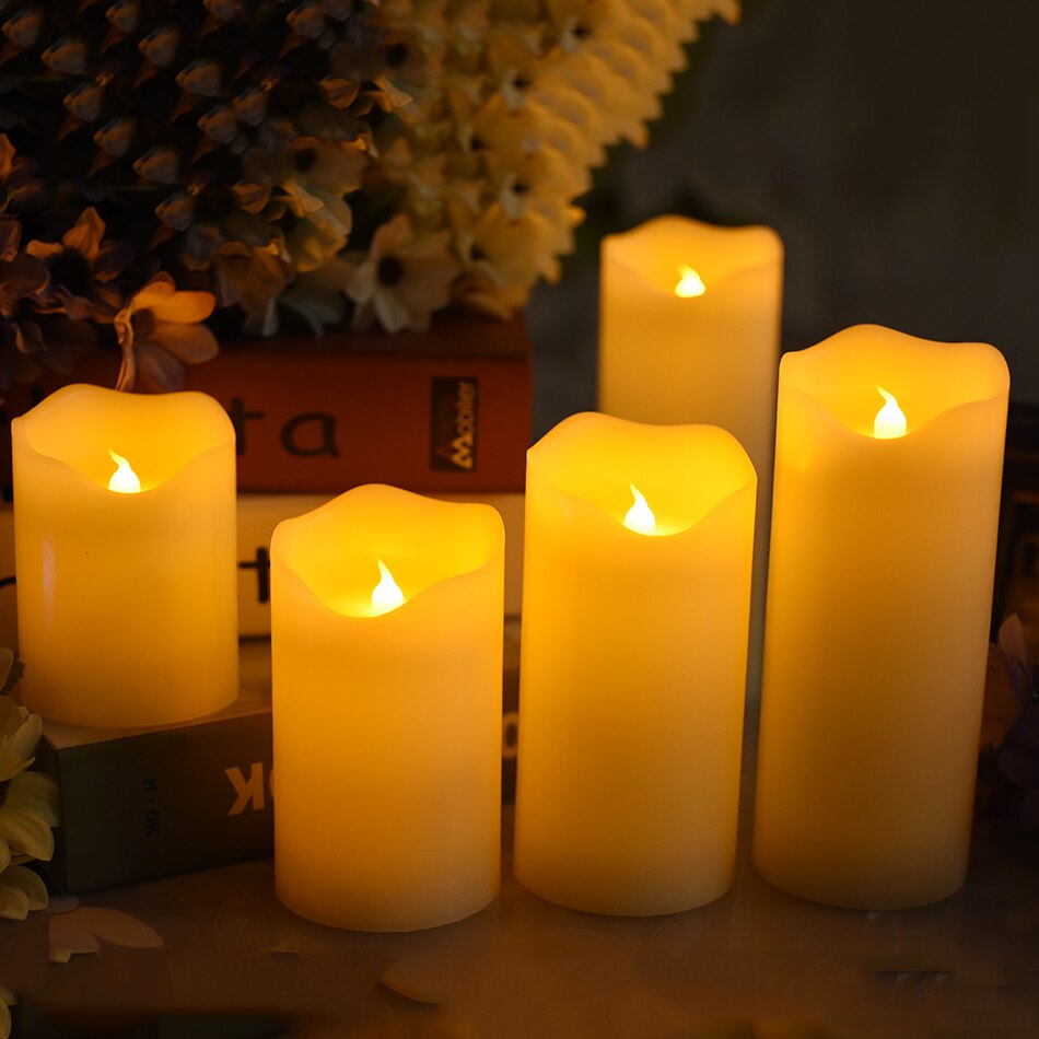 Flammenlose Elektrische Paraffin Wachs LED Kerze, Geburtstag Party Kerzen, Hochzeit Veranstaltung Kerze, Weihnachten LED Kerze, wohnkultur.