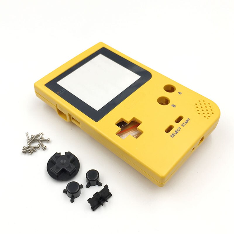 6Sets grey For GBP Shell Case with Buttons Kit Full Case Cover Housing Shell Replacement for Gameboy Pocket Game Console: Yellow