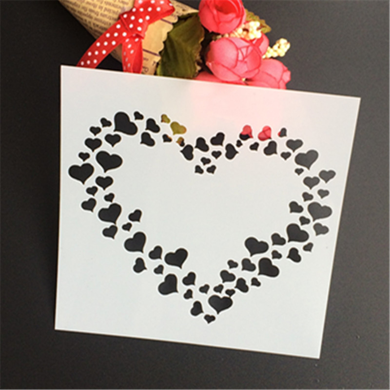 Plastic Layering Stencils Template DIY Paper Card Scrapbooking Photo Album Diary Hand Craft: p81