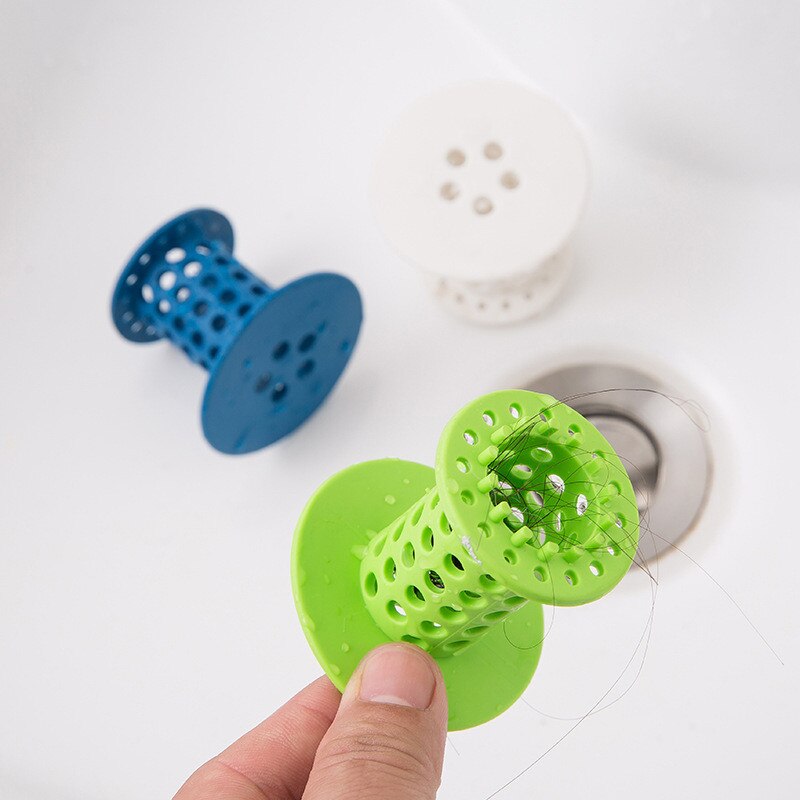 Tapón de filtro de pelo para desagüe de baño, colador de fregadero, dispositivo de dragado de alcantarillado, tapón de pelo de ducha, accesorios de baño