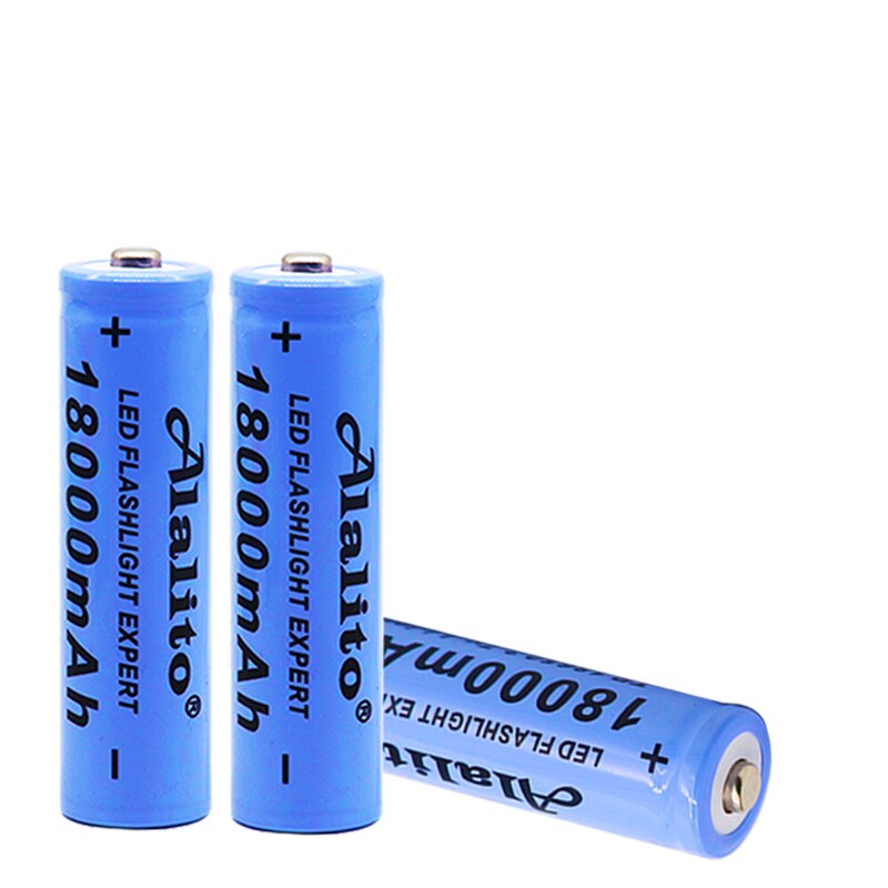 18650 Li-Ion battery 18000mah rechargeable battery 3.7V for LED flashlight flashlight or electronic devices batteria