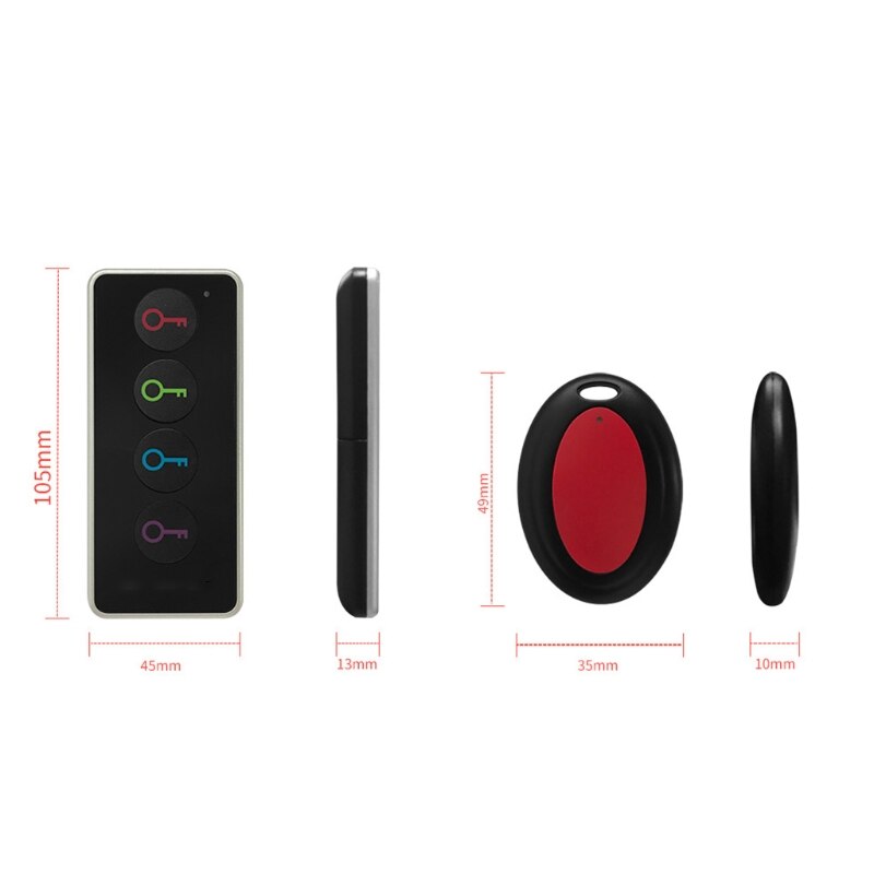 Fernbedienung Schlüssel Finder, artikel Tracker/kabellos RF Artikel Lokalisierer 4 Empfänger, 1 Kontrolle G32B