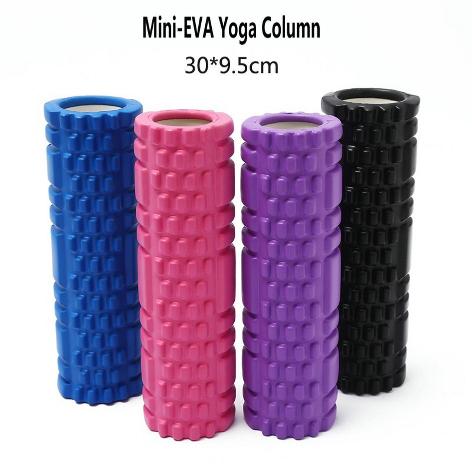 Varillas de maza de columna de yoga de , palos de espuma que mantienen los palos de masaje, palos de eje, fascia deportiva, músculos para relajar los rollos de espuma