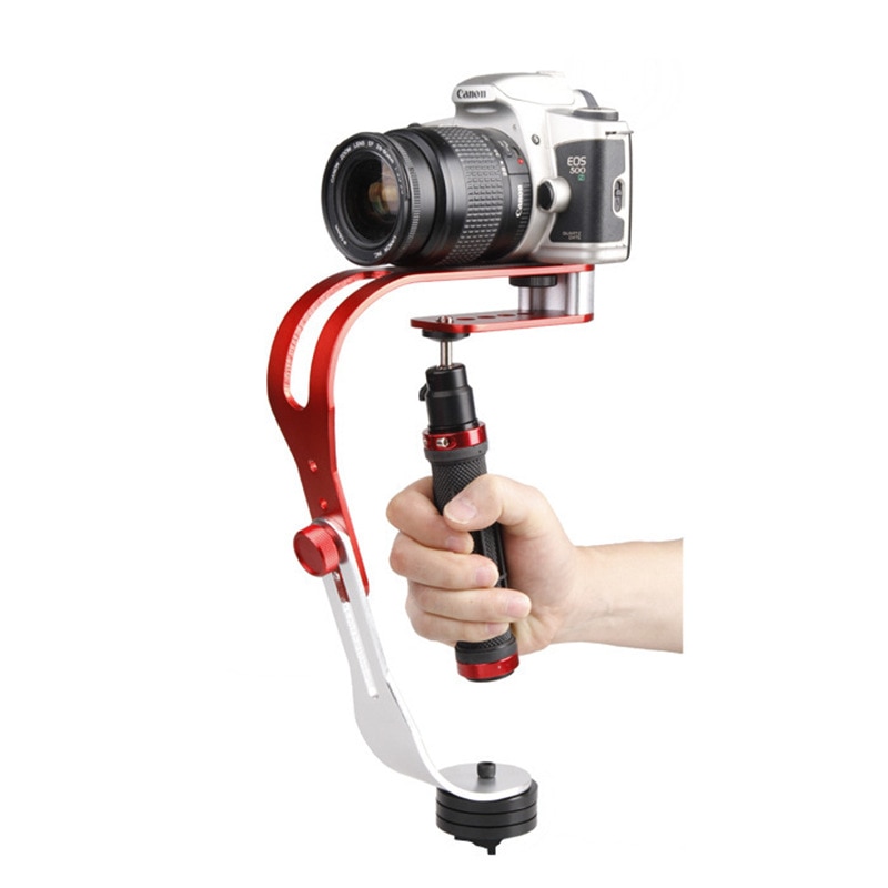 Aluminium Mini Handheld Digitale Camera Stabilisator Video Steadicam Mobiele Dslr 5DII Motion Dv Steadycam Voor Gopro