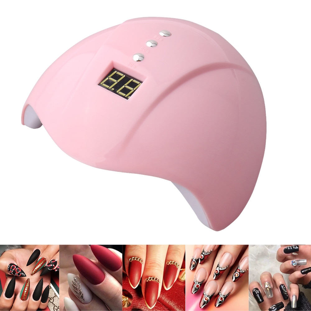 12 Leds Usb Nail Dryer Led Uv Lamp 36W Voor Alle Gels Uv Lamp Nail Art Manicure Tool Curing 30 S/60 S/99 S Timer Sneldrogende Machine
