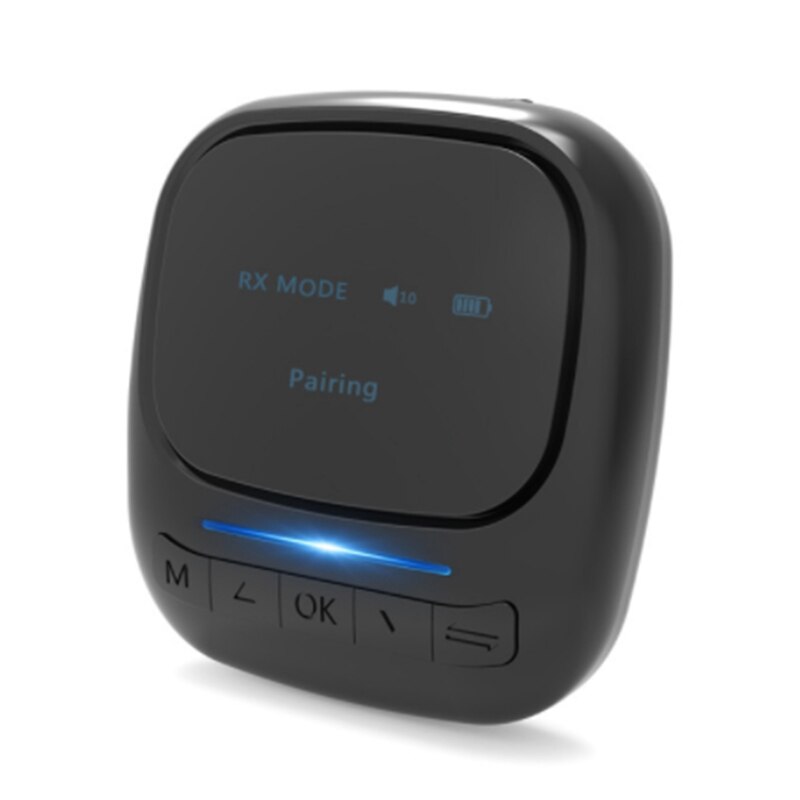 Bluetooth 5.0 Adapter Oled Sn Display Bluetooth Receiver Transmitter Two in One Aptx