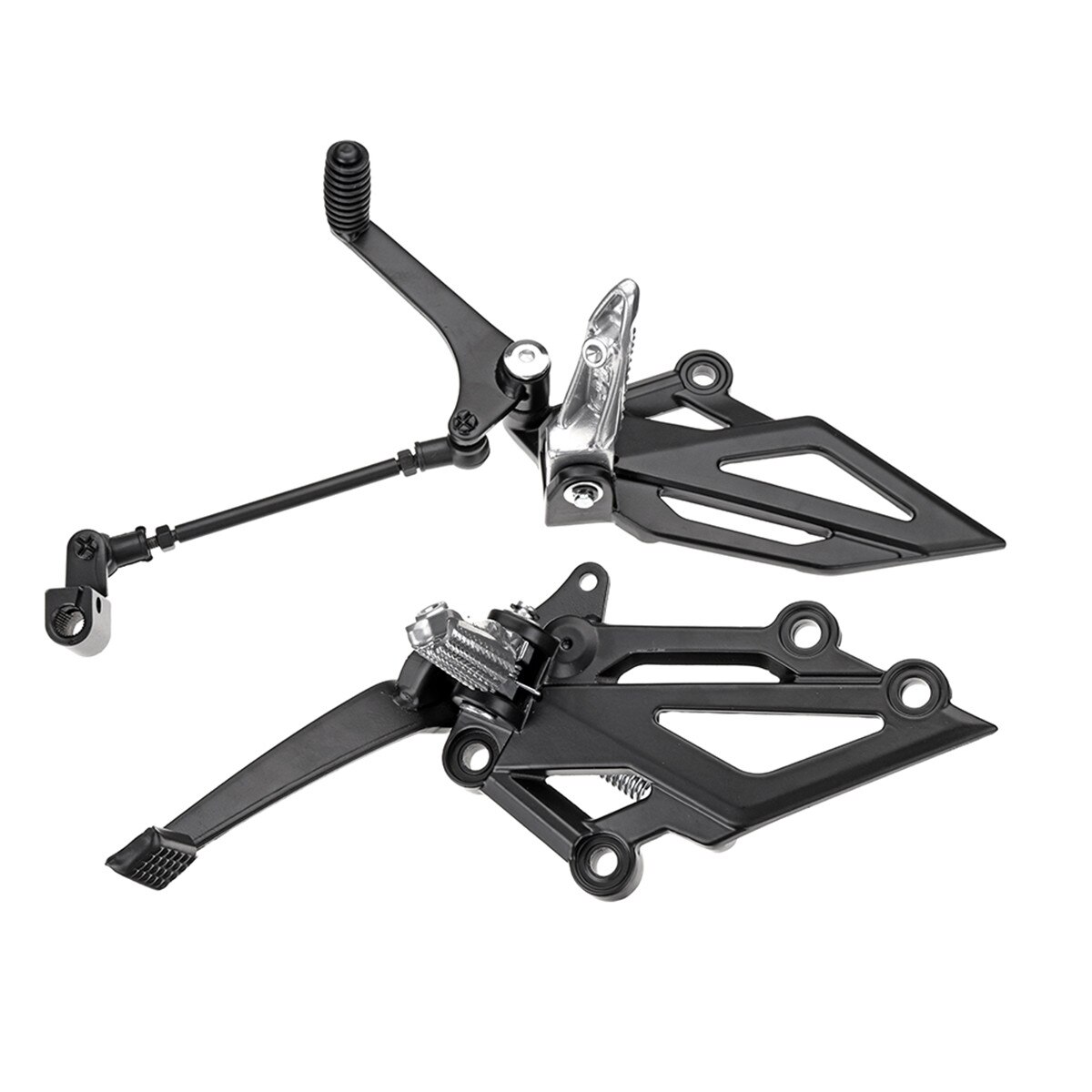 2x Left Right Rear Foot Peg Brake Pedal Footrest Bracket For Kawasaki