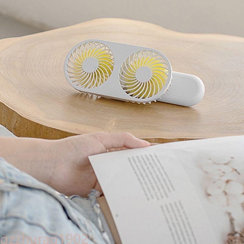 97qb Fan Portable Fan USB Fan Mini Mini Fan Table Pequena Fã Portátil Small, mas Mighty Quiet