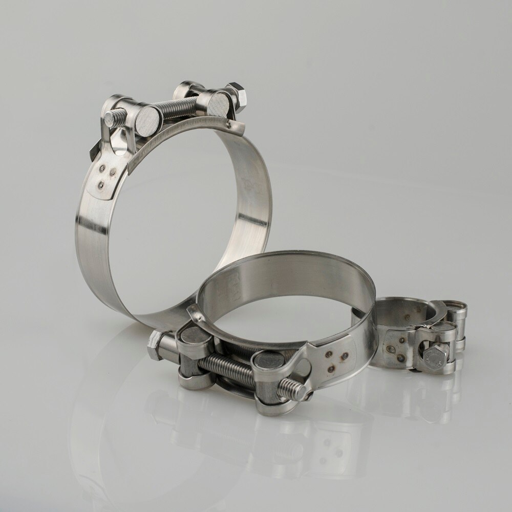 51mm 61mm 76mm 2 2.5 3 Inch Universal Stainless Steel Car Motocycle Muffler Clamp Exhaust Pipe Clamp Hose Clamps Clips