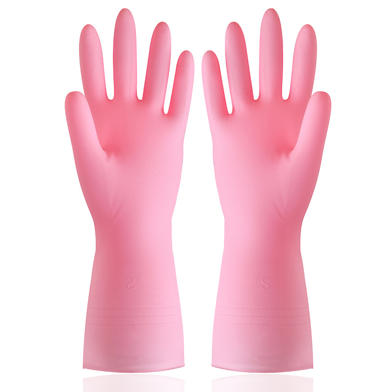 1 paar Wasserdichte Gummi Latex Geschirr Handschuhe Küche Dauerhafte Reinigung Hausarbeit Aufgaben Geschirr Werkzeuge Weibliche