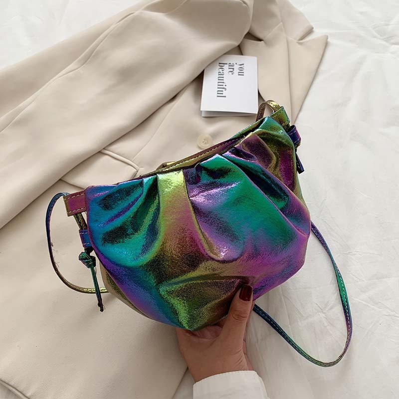 bonbons Laser femmes bandoulière haute rue femme épaule sacs de messager petite fête dames voyage sacs à main et sacs à main: MULTI