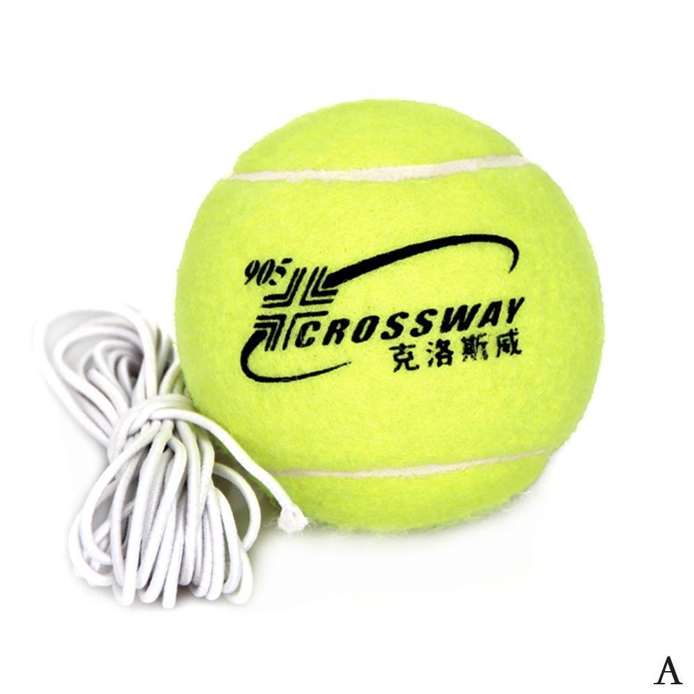 Beginner Training Practice Rebound Tennis Ball Ball Rope With Machine Rubber 3.8m Training Elastic L2I5: Default Title