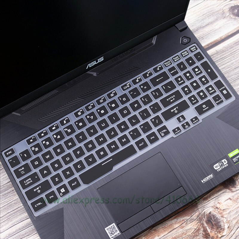 Gaming Laptop For ASUS TUF Gaming F15 FX506LH FX506LI FX506IV FX506 / Asus TUF F17 FX706LI FX706 FA706 Keyboard Cover Protector: Black