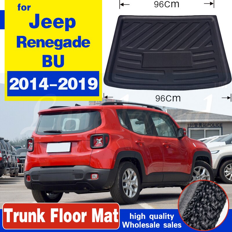 Voor Jeep Renegade Bu Maat Kofferbak Boot Liner Cargo Mat Bagage Tray Floor tapijt Protector