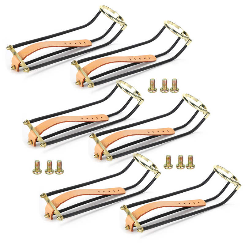 Durable 6Pcs Billiard Table Ball Falling Rail Pocket Snooker Pool American Style Bronze Brass