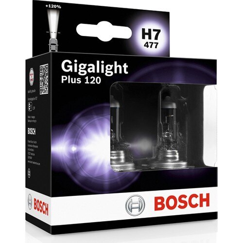 Bosch H7 Gigalight plus 120 zestaw żarówek
