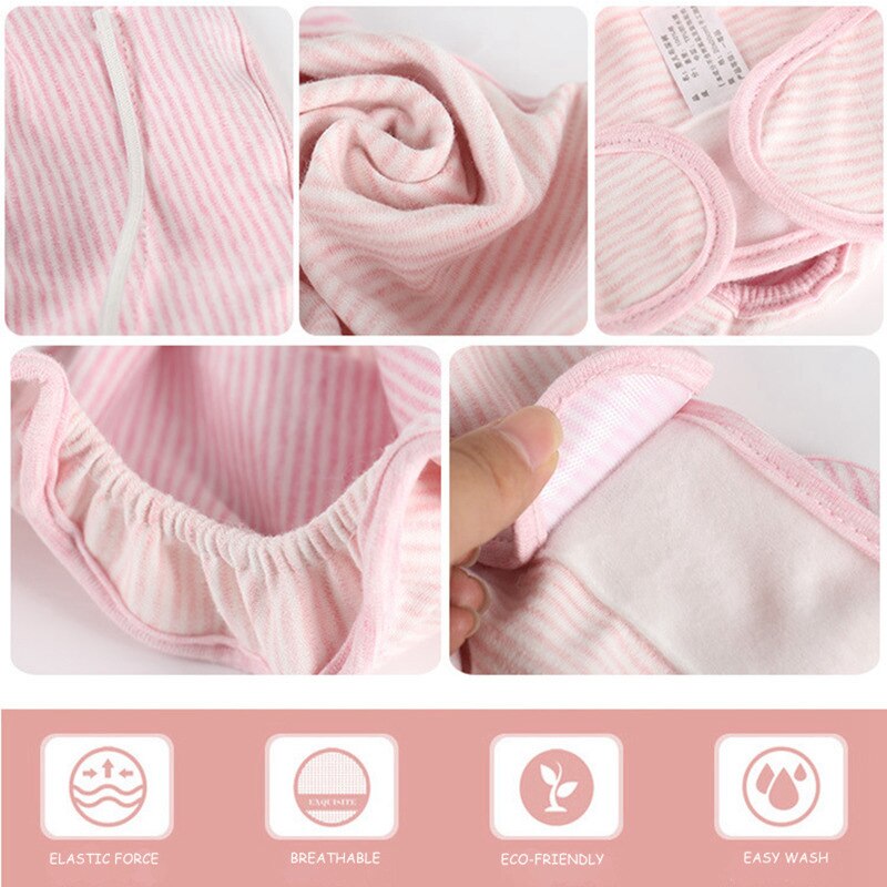 1pc Reusable Washable Cute Nappy Infants Cloth Diaper Pocket Baby Adjustable Nappies Cotton Training Pants Price3-15kg