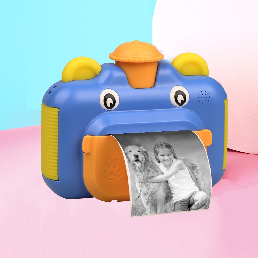 Hd 1080P Lens Voor Meisje Jongen Verjaardag Kerst Kids Instant Print Kinderen Speelgoed Met Thermische Printing Paper Foto camera