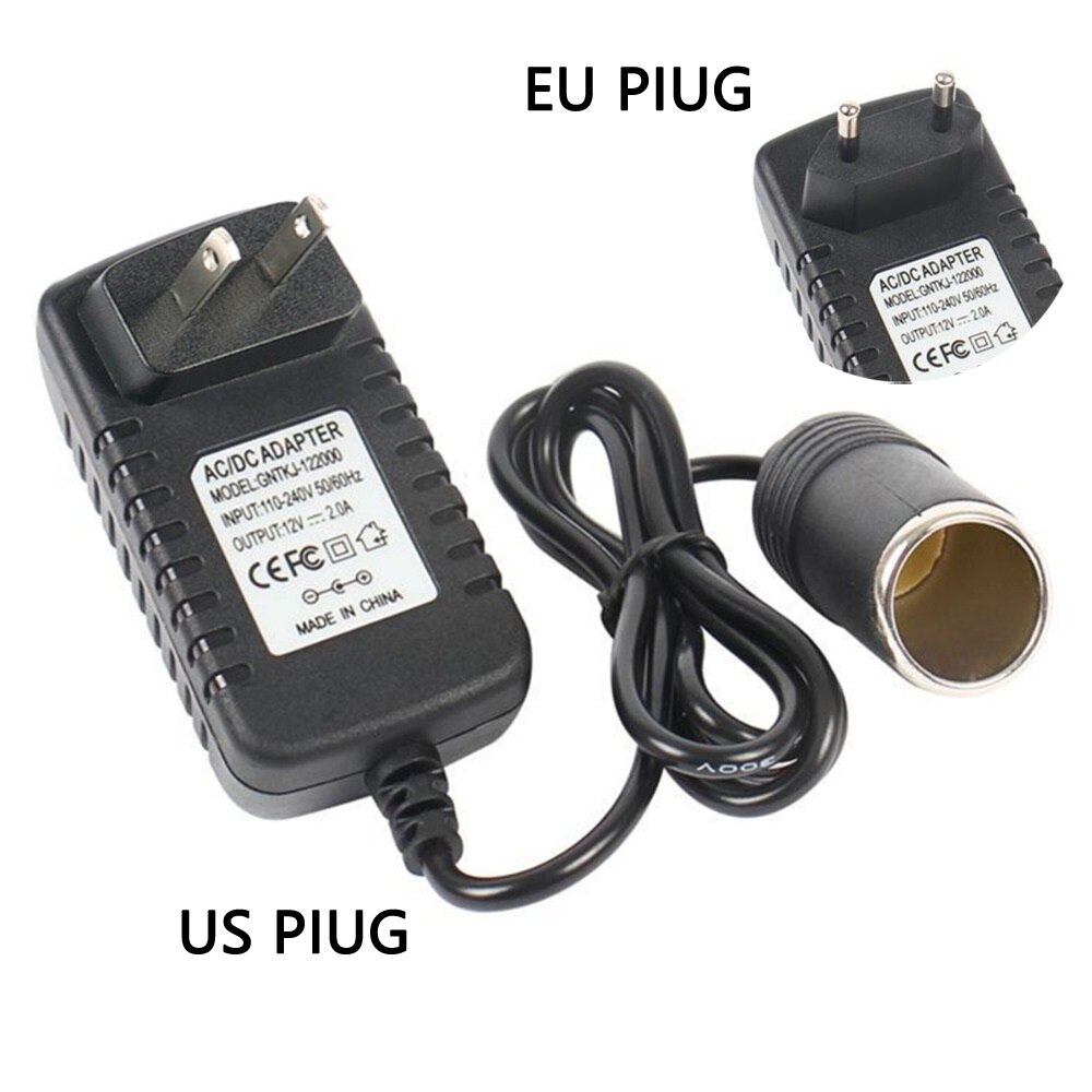 12V 2A LED Driver Voeding van Auto Sigaret Verlichting Transformator Voeding 12V 2A 5A 8A 10A led voeding transformator: EU Plug / 12V 2A No Power Line