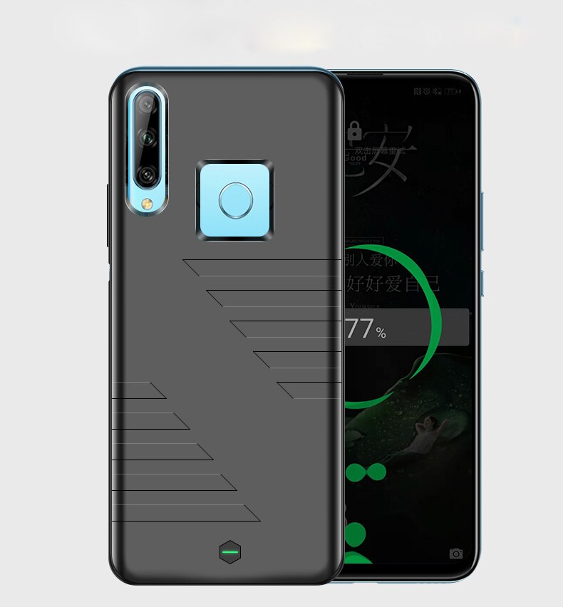 Chargeur de batterie de banque de puissance de 6800mAh étui pour Huawei P Smart Z couverture de charge de secours externe pour Huawei P Smart Z étui de batterie
