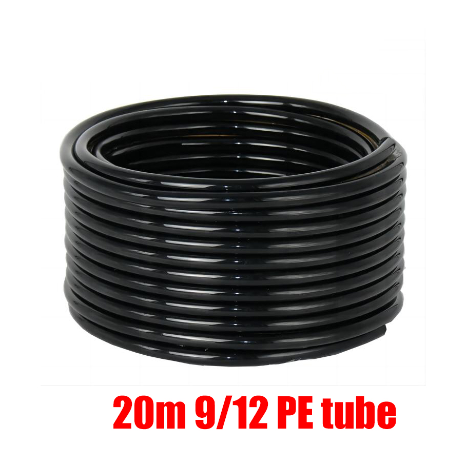 10-50Pcs Universal Free Bending Yellow Copper Mist Nozzle 12mm Straight Push Lock Joint 9/12mm Hose Garden Watering Sprayer: black