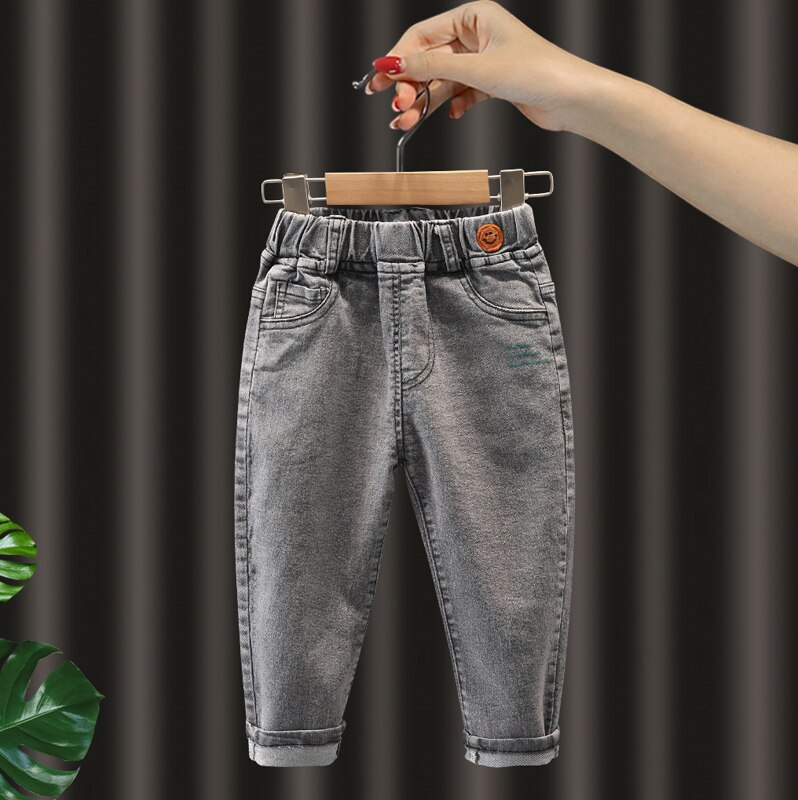 Primavera autunno neonate ragazzi bambini Jeans pantaloni Enfant pantaloni in Denim elasticizzato abbigliamento bambino 2-6 anni Jeans per ragazzi