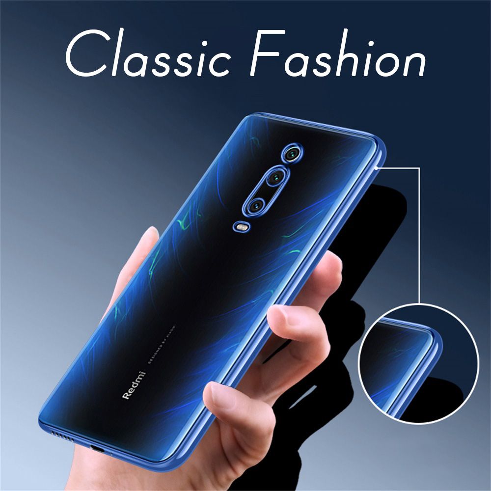 Clear Mode Plating Case Voor Xiaomi Mi 9T Pro Soft Tpu Luxe Telefoon Back Cover Xiaomi9T Mi9T 9Tpro originele Beschermende Fundas