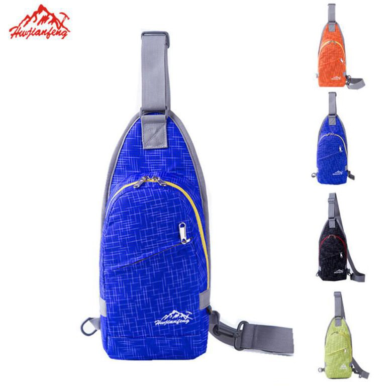 Rennen Sport tasche Im Freien Haltbar Nylon Kleine Brust Tasche Im Freien Reise Sport Schulter Tasche Sling-Rucksack