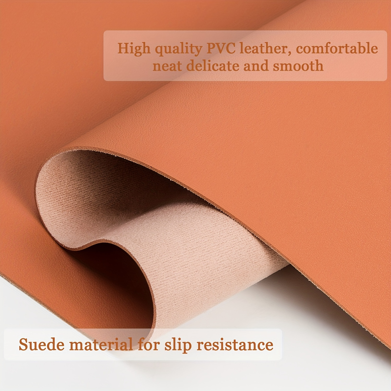 Faux Leather Desk Pad Protector, Mouse Pad, Office Desk Mat, Non-Slip PU Leather Desk Blotter, Laptop Desk Pad, Waterproof Desk