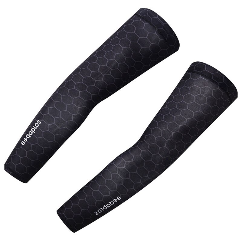 Eedabros 2 PCS Summer Outdoor Riding Ice Sleeves Men's Sunsn Long: S