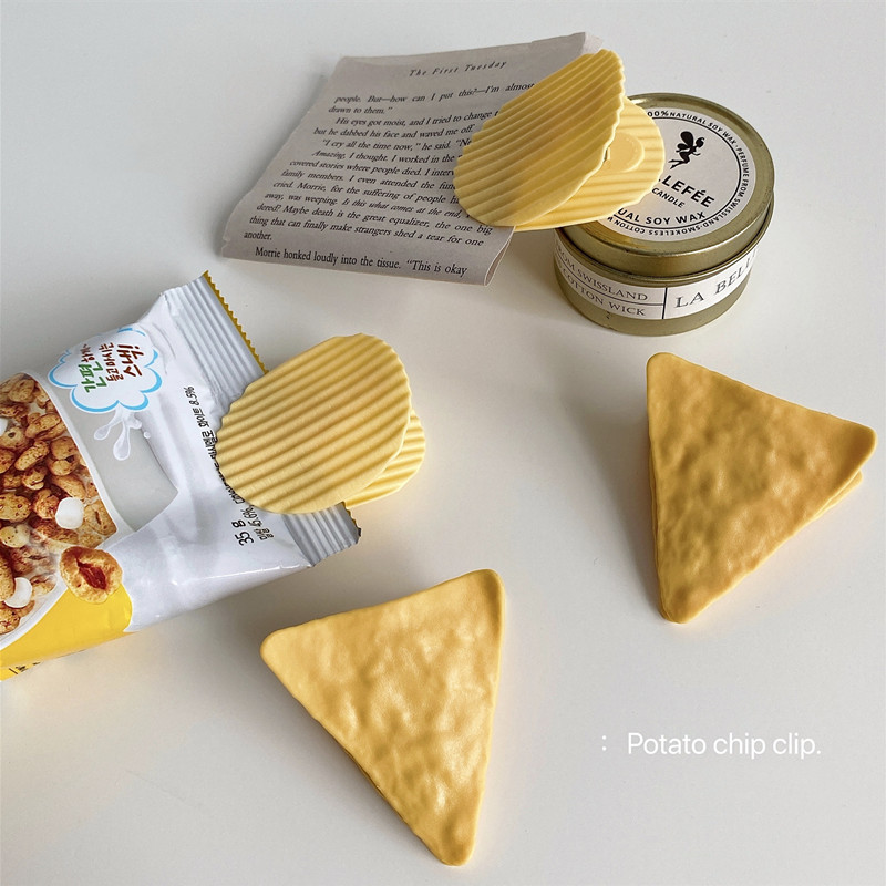 Chips Vorm Zak Clips Voedsel Afdichting Clip Opslag Aardappel Chips Clip Snack Afdichting Clip 4 Stuks Set Voedsel Verpakking Sealer