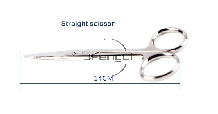 ADA style VIV Bend Straight Spring Scissor Stainless steel Scissor For plant tanks aquarium: straight