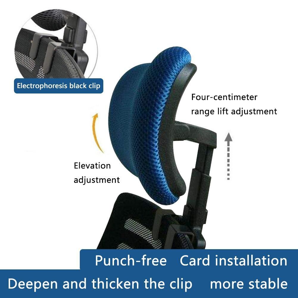 Office Computer Chair Headrest Adjustable Swivel Lifting Chair Neck Protection Pillow Office Chair Accessories Free Installation