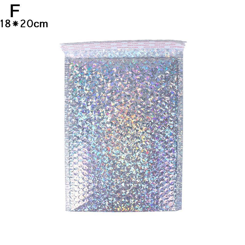 Bubble bag Silver Envelope Foam Foil Bag Packaging Waterproof Envelopes Mailer Anti-Vibration Bag Mailing U9U4: F